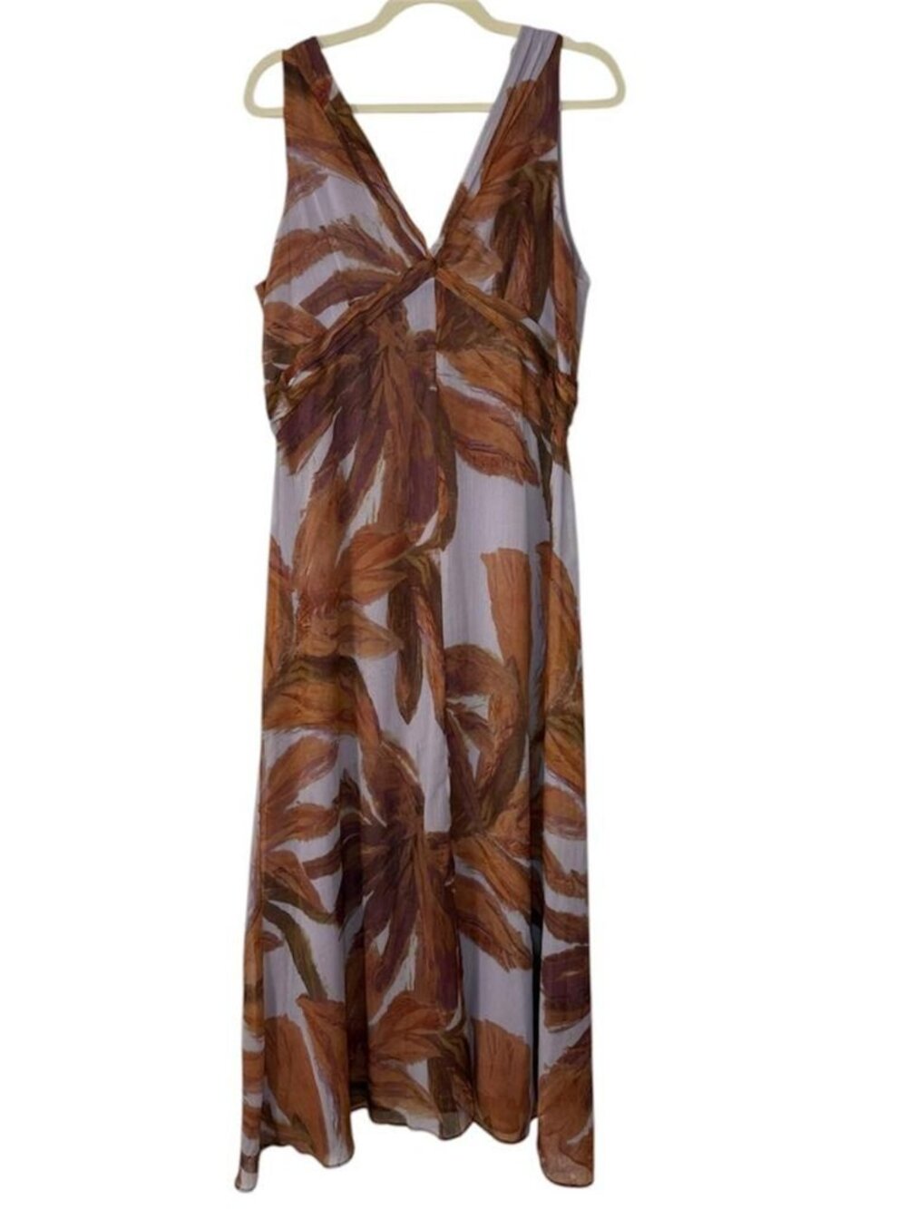 Zara NWT Printed Midi Dress Size XL - Picture 2 of 6